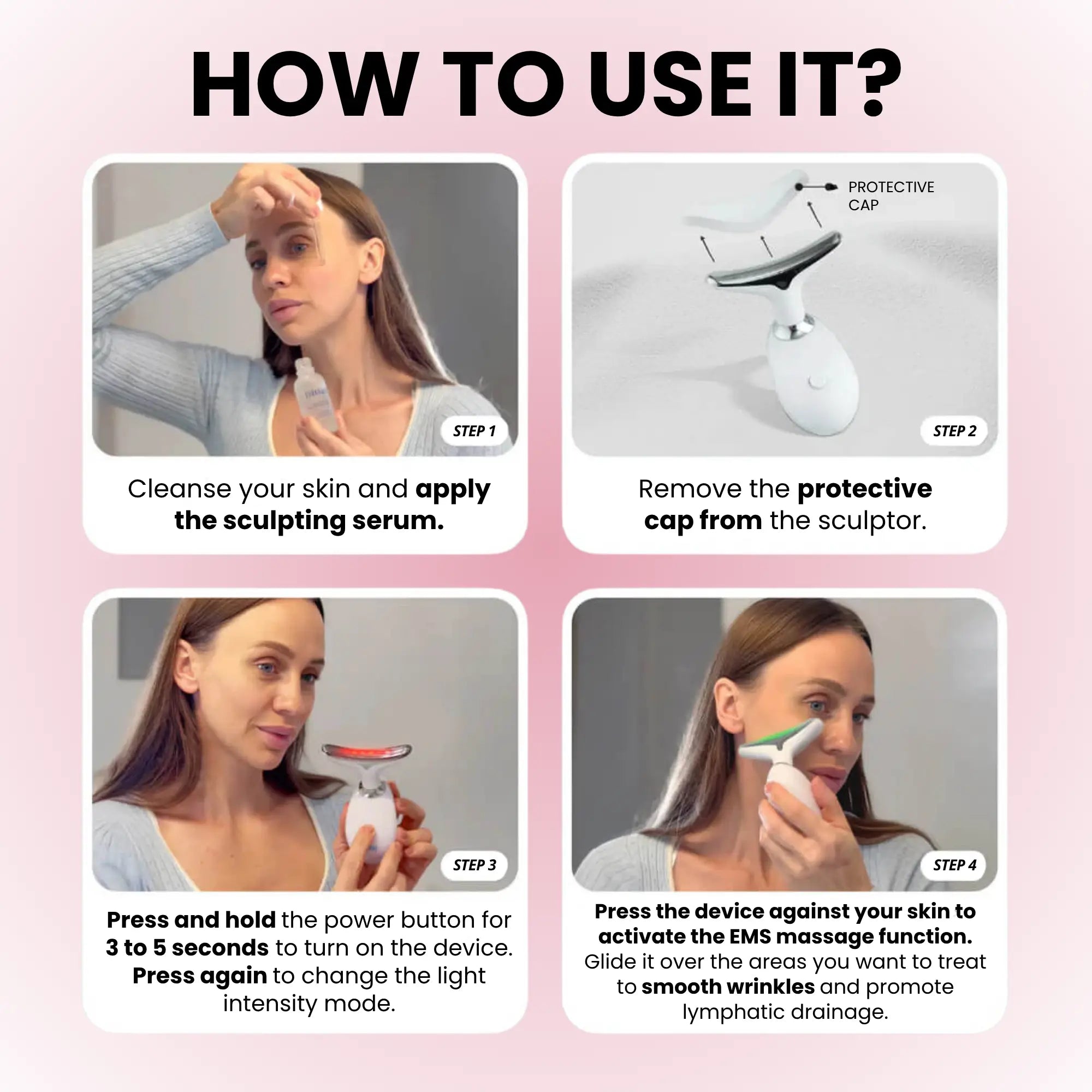 LenaSilk™ — 7-in-1 LED Facial Sculptor